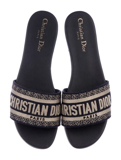 black christian dior slides|christian dior sandals outfit.